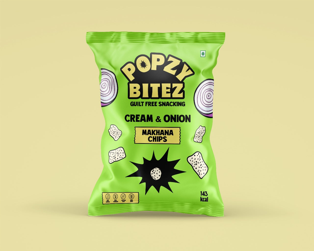 CREAM & ONION - MAKHANA CHIPS
